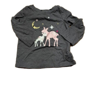 CAT & JACK 𝅺12 m girls long sleeve top good condition